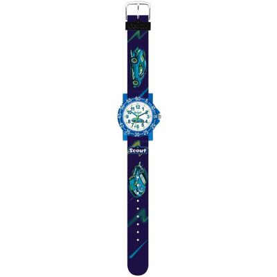 Scout Quarzuhr Rennwagen für Kinder blau Scout Quarzuhr Rennwagen für Kinder blau