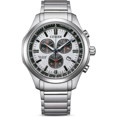 Citizen Super Titanium Chronograph für Herren mit Eco-Drive silber Citizen Super Titanium Chronograph für Herren mit Eco-Drive silber