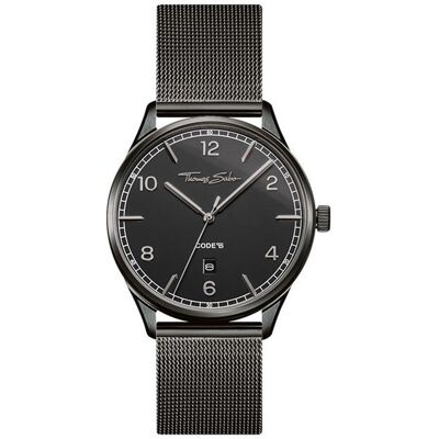 Thomas Sabo Uhr Code TS schwarz für Damen und Herren schwarz Thomas Sabo Uhr Code TS schwarz für Damen und Herren schwarz
