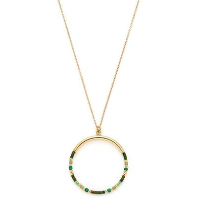Leonardo Maxikette Viva Ciao aus Edelstahl, Glasperlen, IP Gold gold Leonardo Maxikette Viva Ciao aus Edelstahl, Glasperlen, IP Gold gold