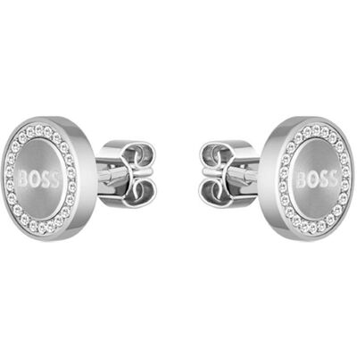 Boss Damen Ohrstecker Iona aus Edelstahl mit Kristallen silber Boss Damen Ohrstecker Iona aus Edelstahl mit Kristallen silber