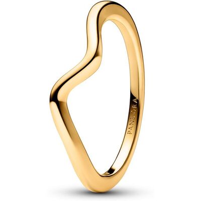 PANDORA Timeless Damen Ring Welle, IP Gold gold PANDORA Timeless Damen Ring Welle, IP Gold gold