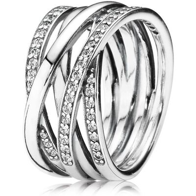Pandora Ring 925er Silber mit Zirkonia Pandora Ring 925er Silber mit Zirkonia