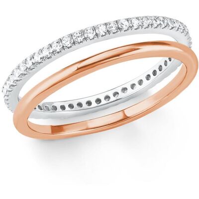 s.Oliver Ring Set für Damen aus Sterlingsilber, rosé silber-rosé s.Oliver Ring Set für Damen aus Sterlingsilber, rosé silber-rosé