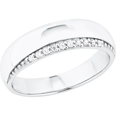s.Oliver 925er Silber Ring für Damen mit Zirkonia silber s.Oliver 925er Silber Ring für Damen mit Zirkonia silber