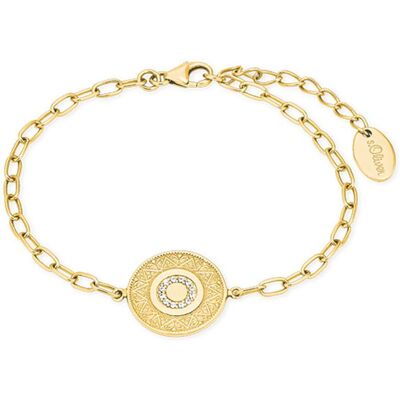 s.Oliver Coin Armband für Damen aus vergoldetem 925er Silber gold s.Oliver Coin Armband für Damen aus vergoldetem 925er Silber gold