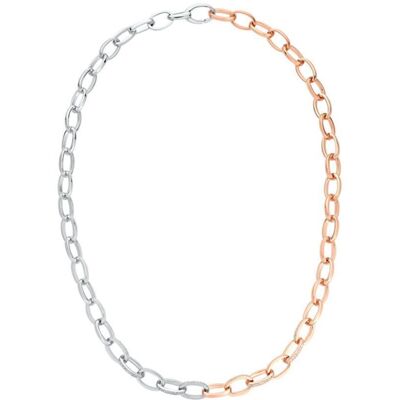Joop Halskette für Damen aus Sterlingsilber, bicolor silber-rosé Joop Halskette für Damen aus Sterlingsilber, bicolor silber-rosé