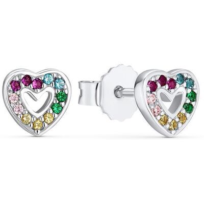 Prinzessin Lillifee Mädchen Ohrstecker Herzen aus Sterlingsilber silber Prinzessin Lillifee Mädchen Ohrstecker Herzen aus Sterlingsilber silber