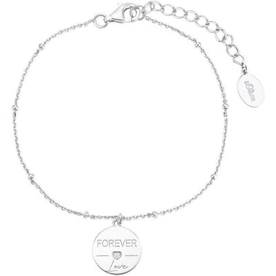 s.Oliver Armband Forever Love für Damen aus Sterlingsilber silber s.Oliver Armband Forever Love für Damen aus Sterlingsilber silber
