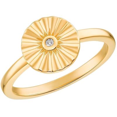 s.Oliver Ring Sonne für Damen aus vergoldetem Sterlingsilber gold s.Oliver Ring Sonne für Damen aus vergoldetem Sterlingsilber gold
