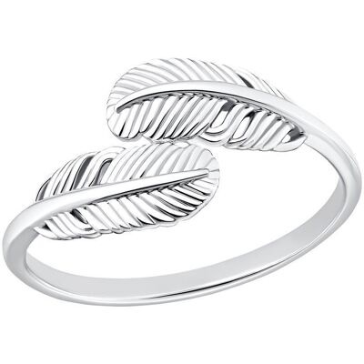 s.Oliver Ring mit Federmotiv aus Sterlingsilber für Damen silber s.Oliver Ring mit Federmotiv aus Sterlingsilber für Damen silber