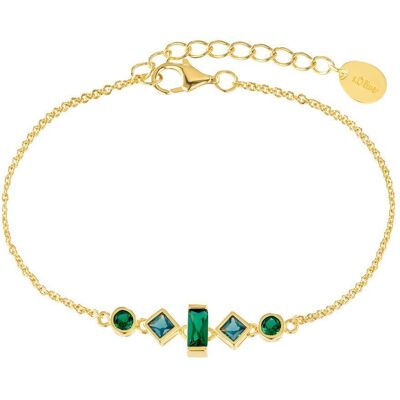 s.Oliver Damen Armband aus vergoldetem Sterlingsilber gold s.Oliver Damen Armband aus vergoldetem Sterlingsilber gold