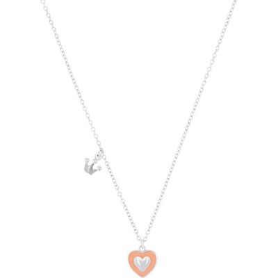 Prinzessin Lillifee Herzkette für Mädchen aus Sterlingsilber mit Emaille silber Prinzessin Lillifee Herzkette für Mädchen aus Sterlingsilber mit Emaille silber