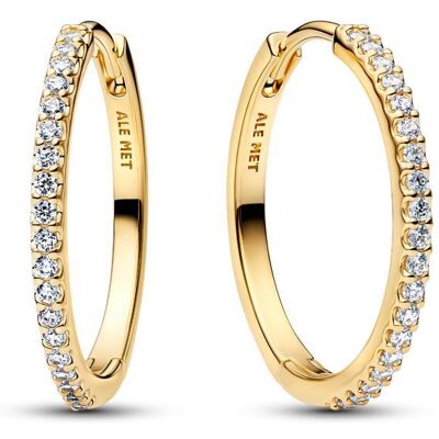 Pandora Damen Ohrringe Timeless, vergoldet mit Zirkonia gold Pandora Damen Ohrringe Timeless, vergoldet mit Zirkonia gold