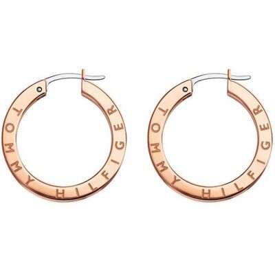 Tommy Hilfiger Dressed up Creolen aus rosévergoldetem Edelstahl rosé Tommy Hilfiger Dressed up Creolen aus rosévergoldetem Edelstahl rosé