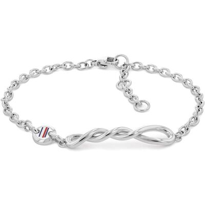 Tommy Hilfiger Dressed Edelstahlarmband für Damen silber Tommy Hilfiger Dressed Edelstahlarmband für Damen silber