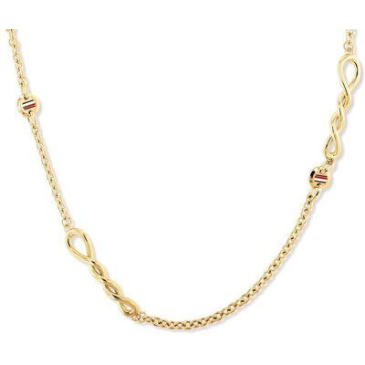 Tommy Hilfiger Dressed Halskette für Damen aus Edelstahl, IP Gold gold Tommy Hilfiger Dressed Halskette für Damen aus Edelstahl, IP Gold gold