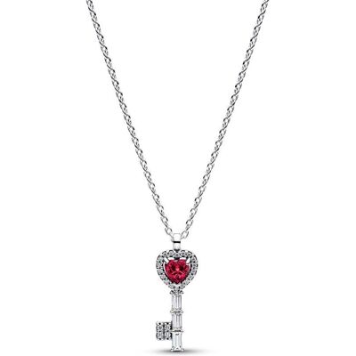 Pandora Damenkette Herzschlüssel, Timeless, Sterlingsilber silber Pandora Damenkette Herzschlüssel, Timeless, Sterlingsilber silber