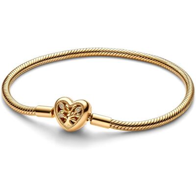 PANDORA Damenarmband Familie Moments IP Gold, Zirkonia, Emaille gold PANDORA Damenarmband Familie Moments IP Gold, Zirkonia, Emaille gold