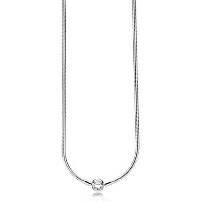 Pandora Kette mit Kugelverschluß glatt silber Pandora Kette mit Kugelverschluß glatt silber