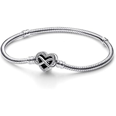 PANDORA Moments Armband Unendlichkeit Herz aus Sterlingsilber silber PANDORA Moments Armband Unendlichkeit Herz aus Sterlingsilber silber