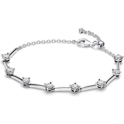 Pandora Moments Damenarmband aus 925er Silber mit Zirkonia silber Pandora Moments Damenarmband aus 925er Silber mit Zirkonia silber
