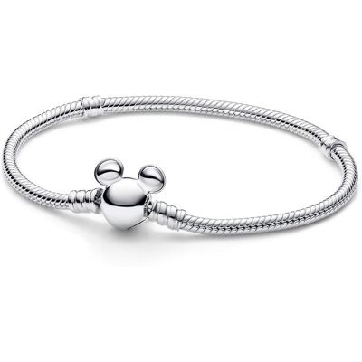 PANDORA Disney Micky Maus Schlangenarmband aus 925er Silber silber PANDORA Disney Micky Maus Schlangenarmband aus 925er Silber silber