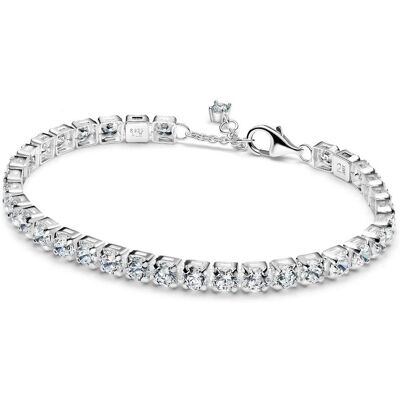 PANDORA Damen Tennisarmband Timeless, Sterlingsilber, Zirkonia silber PANDORA Damen Tennisarmband Timeless, Sterlingsilber, Zirkonia silber
