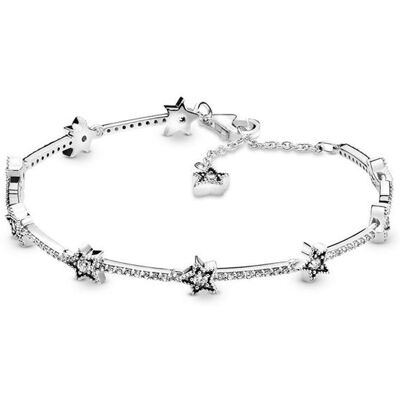 Pandora 925er Silber Armband Sterne mit Zirkonia silber Pandora 925er Silber Armband Sterne mit Zirkonia silber