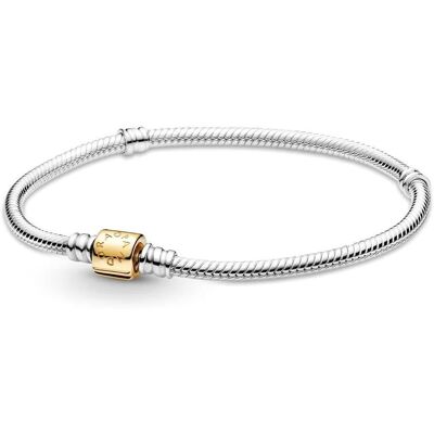 PANDORA Zweifarbiges Armband aus 925er Silber für Damen silber-gold PANDORA Zweifarbiges Armband aus 925er Silber für Damen silber-gold