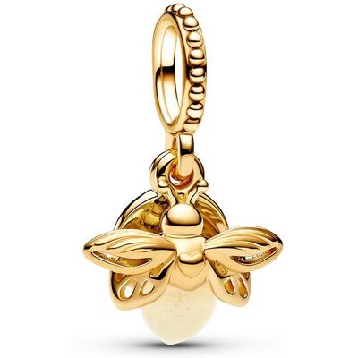 Pandora Leuchtender Charm-Anhänger Glühwürmchen, gold, Moments gold Pandora Leuchtender Charm-Anhänger Glühwürmchen, gold, Moments gold