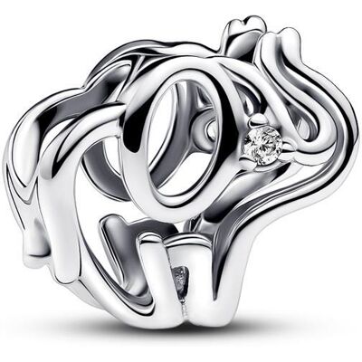 Pandora Elefant Charm aus 925er Silber, Zirkonia, Moments silber Pandora Elefant Charm aus 925er Silber, Zirkonia, Moments silber