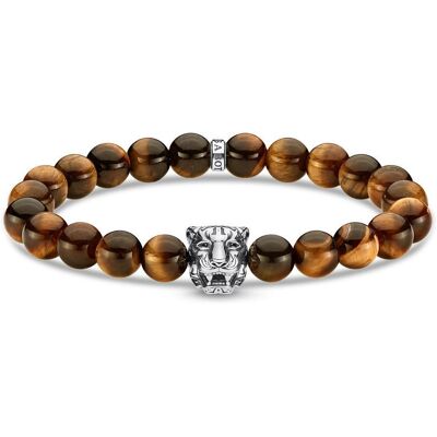 Thomas Sabo Armband Tiger aus 925er Silber und Tigerauge braun Thomas Sabo Armband Tiger aus 925er Silber und Tigerauge braun