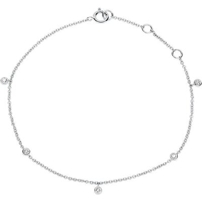 Brilladia 14K Weißgold Armband für Damen mit Brillanten silber Brilladia 14K Weißgold Armband für Damen mit Brillanten silber