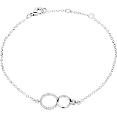 Brilladia Armband Kreis-Design 18K Weißgold Diamanten silber Brilladia Armband Kreis-Design 18K Weißgold Diamanten silber