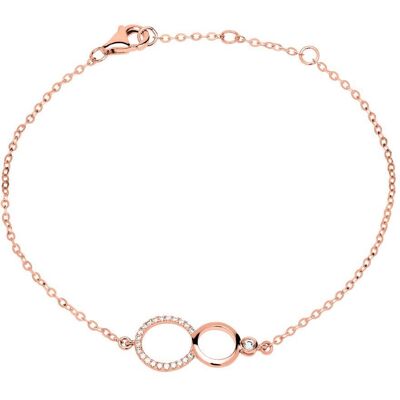 Brilladia 750er Roségold Armband Kreise Diamanten rosé Brilladia 750er Roségold Armband Kreise Diamanten rosé