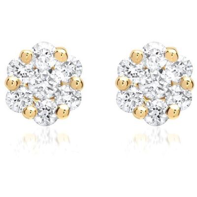 Brilladia Ohrstecker 750er Gelbgold 14 Diamanten 0,24 ct. gold Brilladia Ohrstecker 750er Gelbgold 14 Diamanten 0,24 ct. gold
