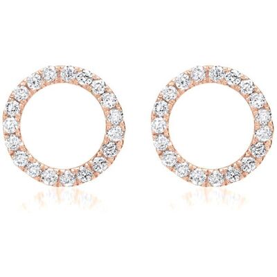 Brilladia 750er Roségold-Ohrstecker 38 Diamanten 0,12 ct. rosé Brilladia 750er Roségold-Ohrstecker 38 Diamanten 0,12 ct. rosé