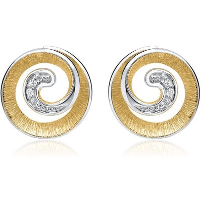 Unique Ohrstecker 585er Weißgold 4 Diamanten 0,016 ct. gold Unique Ohrstecker 585er Weißgold 4 Diamanten 0,016 ct. gold