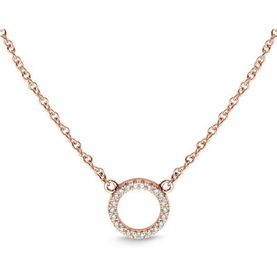 Brilladia Halskette Kreis für Damen aus 18K Roségold rosé Brilladia Halskette Kreis für Damen aus 18K Roségold rosé