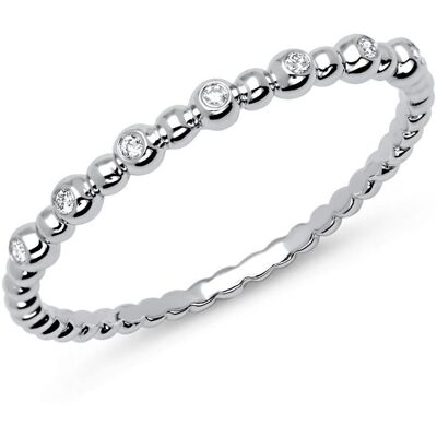 Brilladia Eternity Ring 750er Weißgold 7 Diamanten Brilladia Eternity Ring 750er Weißgold 7 Diamanten
