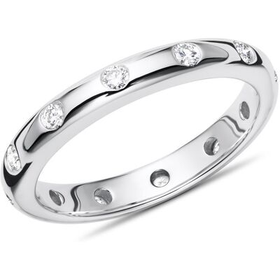 Unique Diamantring aus 750er Weißgold, ca. 0,28 ct. silber Unique Diamantring aus 750er Weißgold, ca. 0,28 ct. silber