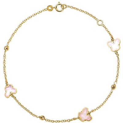Unique Schmetterlingsarmband für Damen aus 585er Gold gold Unique Schmetterlingsarmband für Damen aus 585er Gold gold