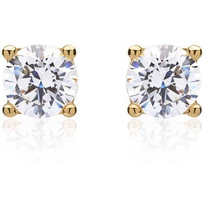 Unique 333er Gelbgold Ohrstecker mit Zirkonia gold Unique 333er Gelbgold Ohrstecker mit Zirkonia gold