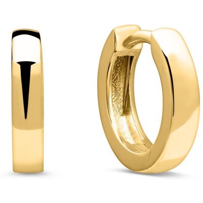 Unique Creolen 8K Gold mit Klappverschlüssen gold Unique Creolen 8K Gold mit Klappverschlüssen gold