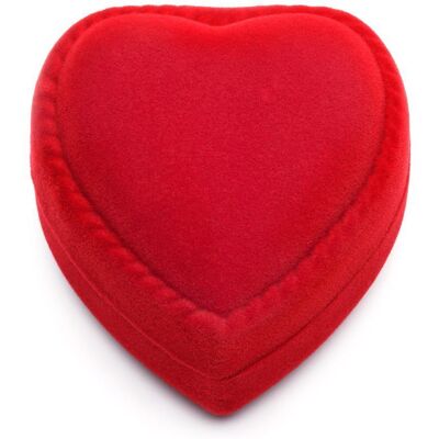 Unique Rotes Geschenketui Herz für Verlobungsringe rot Unique Rotes Geschenketui Herz für Verlobungsringe rot
