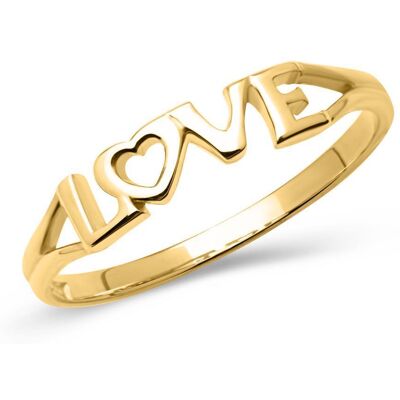 Unique Ring Love-Schriftzug 333er Gold Unique Ring Love-Schriftzug 333er Gold