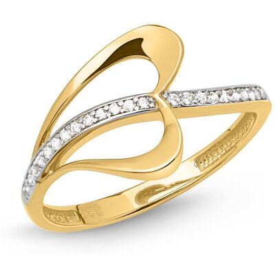 Unique 333er Gold Ring mit schönem Herz Unique 333er Gold Ring mit schönem Herz