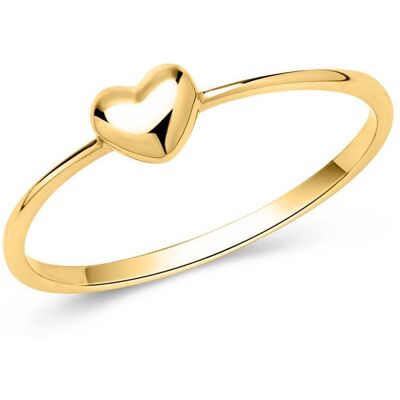 Unique Zierlicher 333er Goldring mit Herzform Unique Zierlicher 333er Goldring mit Herzform