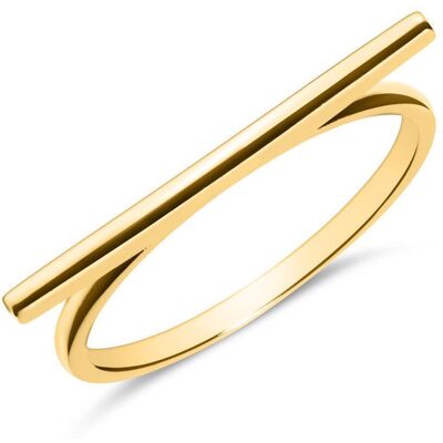 Unique Ring im Bar Design aus 9K Gold gold Unique Ring im Bar Design aus 9K Gold gold